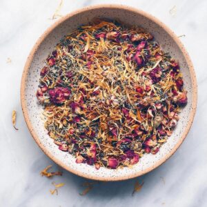 Vaginal steaming herbal mix